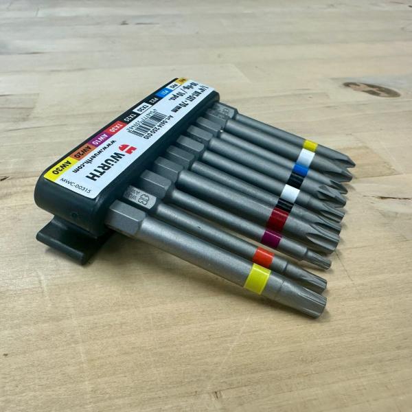 Würth 10-tlg. 1/4 Zoll Bit-Sortiment Set (0614250010)